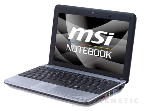 MSI prepara el primer Netbook con almacenamiento hibrido, Imagen 1