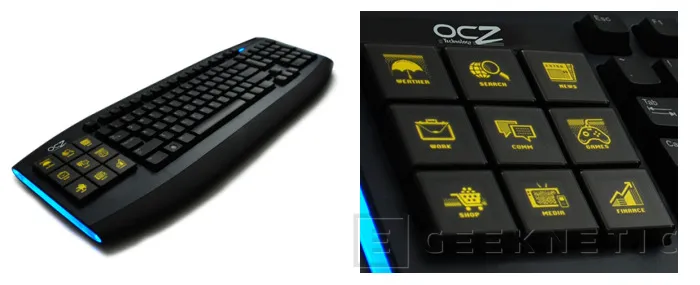 OCZ anuncia la disponibilidad de su teclado Sabre OLED, Imagen 1