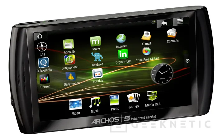 Archos Internet Tablet 5 ya disponible, Imagen 1