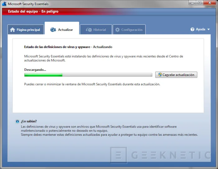 Microsoft ha publicado hoy la versión final de Security Essentials, Imagen 1