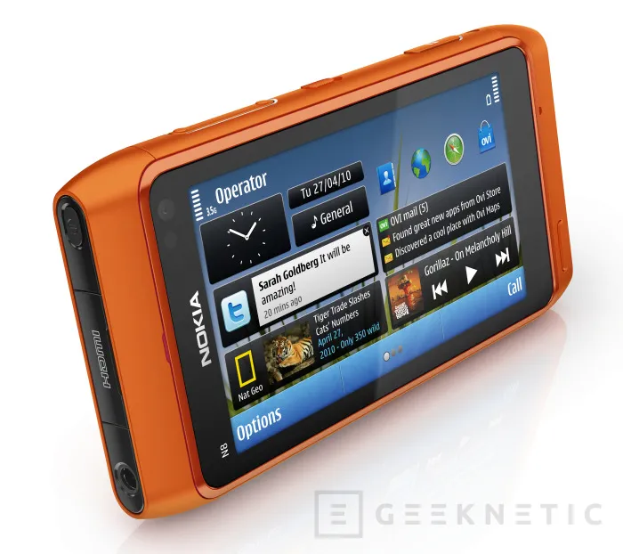 Nokia N8 es el primer dispositivo con Symbian^3, Imagen 1