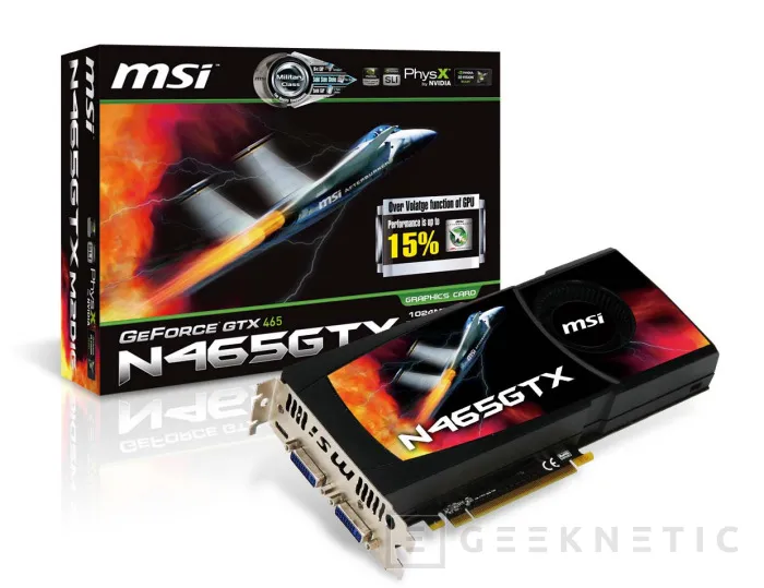 MSI presenta su nueva GTX 465, Imagen 1