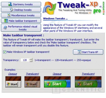 Tweak XP Pro optimiza tu sistema operativo al maximo, Imagen 1
