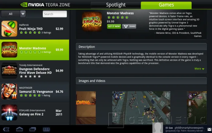 CeBit 2011: Nvidia Tegra Zone, Imagen 1
