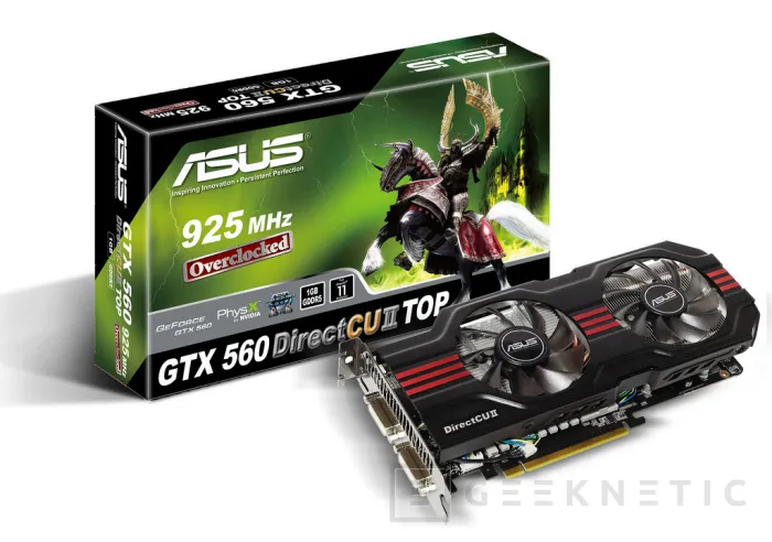 Versiones DirectCu de ASUS con Geforce GTX 560, Imagen 1