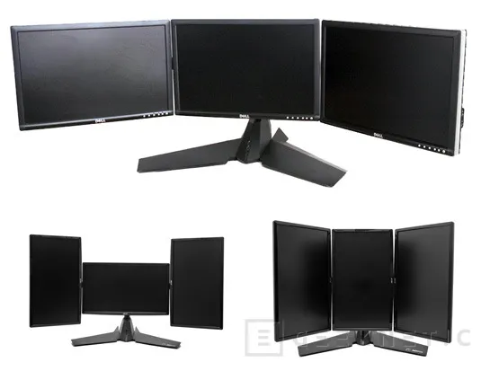 XFX presenta un soporte para sistemas Eyefinity de 3 monitores