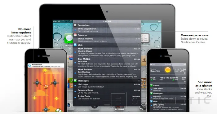 Apple introduce iOS 5, Imagen 1