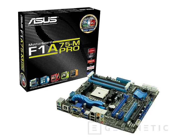 ASUS presenta la serie F1A75 para procesadores A6 y A8 de AMD, Imagen 1