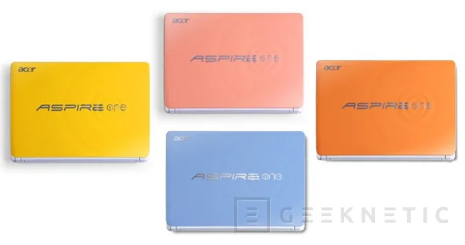 Acer apuesta por el colorido en sus nuevos Aspire One Happy, Imagen 1
