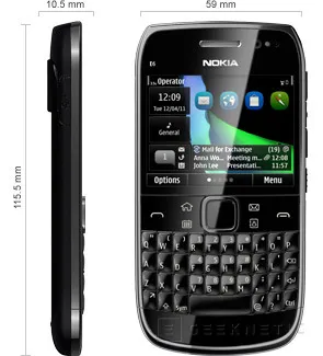 Nokia E6 ya disponible en España, Imagen 1