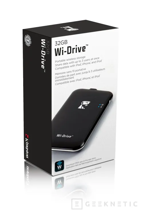 Kingston se suma al almacenamiento Wifi con el nuevo Wi-Drive, Imagen 2