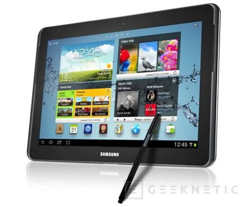 WMC 2012. Samsung Galaxy Note 10.1, Imagen 1
