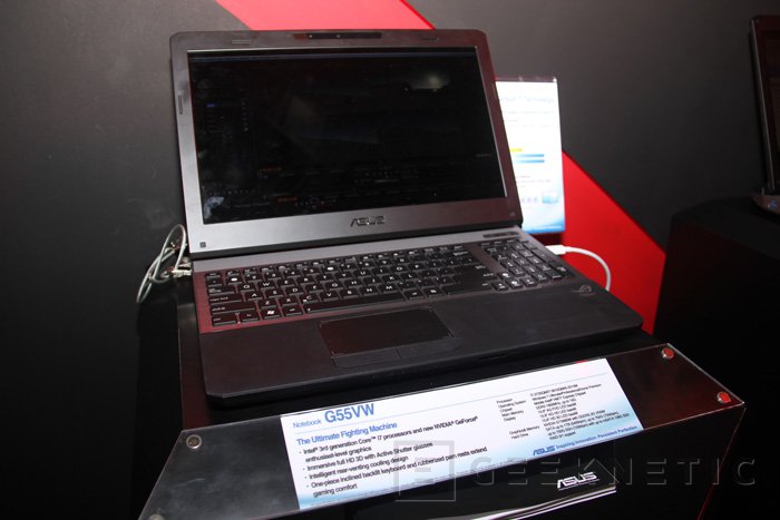Computex 2012. ASUS. Portátiles Gaming Series G55VW y G75VW, Imagen 1