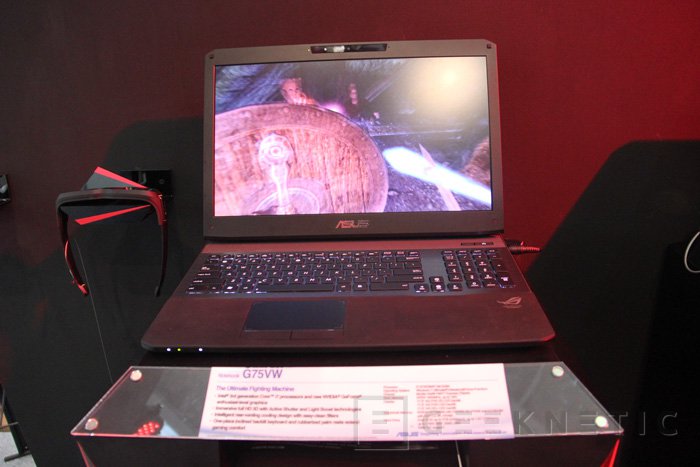 Computex 2012. ASUS. Portátiles Gaming Series G55VW y G75VW, Imagen 2