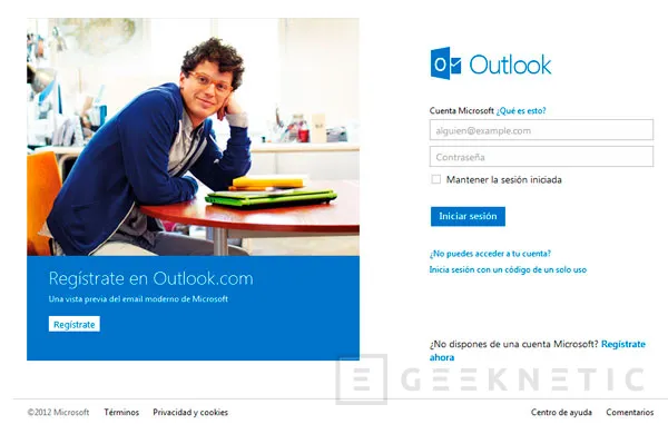 Microsoft lanza Outlook.com, su nuevo servicio de correo electrónico, Imagen 1