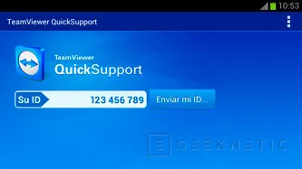 TeamViewer QuickSupport: control remoto de dispositivos Android de Samsung, Imagen 1