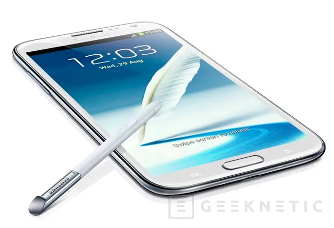 Samsung Galaxy Note II, Imagen 1