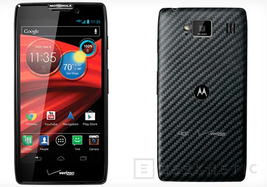 Motorola presenta sus dos nuevos smartphones. Razr M y Razr Maxx HD, Imagen 2