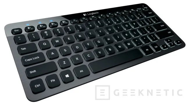 Logitech k810, teclado con retroiluminación y compatible con Windows 8, Imagen 1