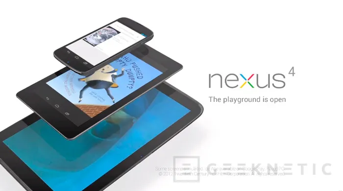 LG Nexus 4 ya es oficial. El Nexus 10 también hace acto de presencia, Imagen 2