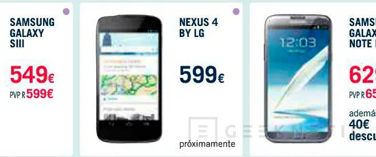 The Phone House retira el Nexus 4 de su catálogo, Imagen 1