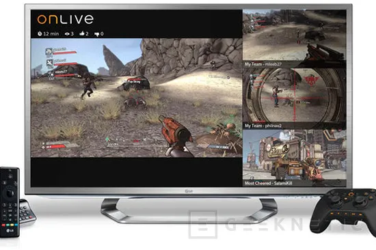 LG incluye el servicio de juegos Onlive en sus TV G2, Imagen 1