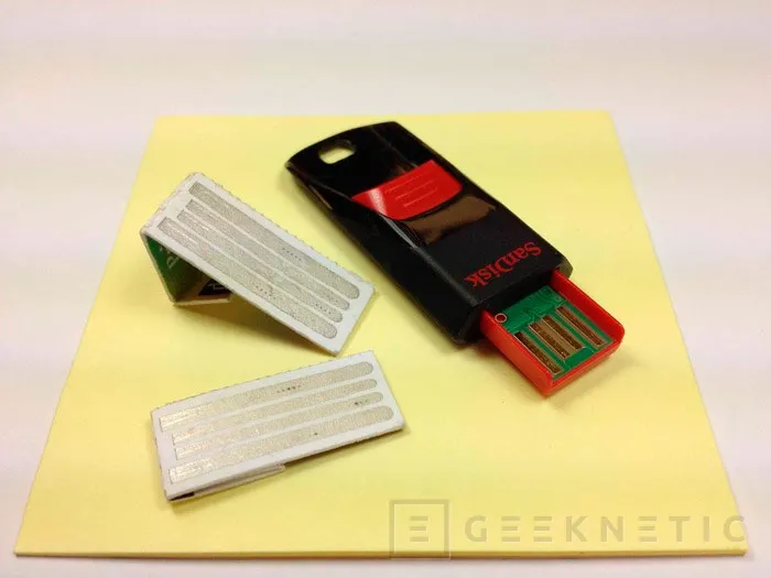 IntelliPaper, memorias USB de papel, Imagen 1