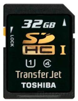 Toshiba prepara una tarjeta SD con TransferJet, Imagen 1