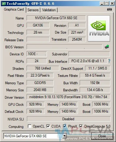Se filtra la Nvidia GeForce GTX 660 SE, Imagen 2