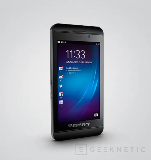 Nuevo Blackberry Z10, Imagen 1