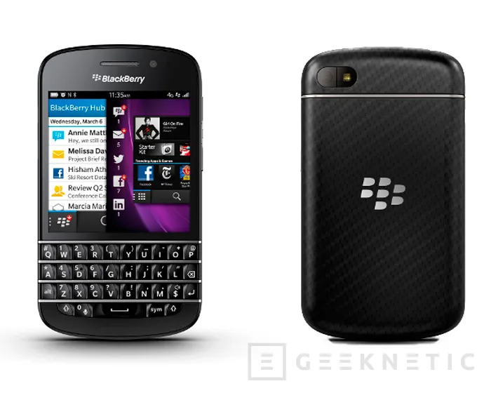 BlackBerry Q10, Imagen 1