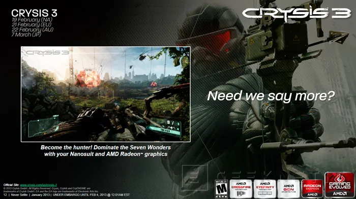 AMD renueva su "Never Settle Bundle" y ofrece nuevos juegos con sus gráficas, Imagen 3