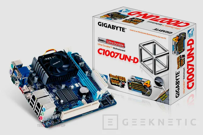 Gigabyte C1007UN-D nueva placa base con CPU integrada, Imagen 1