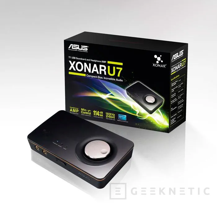 ASUS anuncia la Xonar U7, una nueva tarjeta de sonido USB de 8 canales, Imagen 1