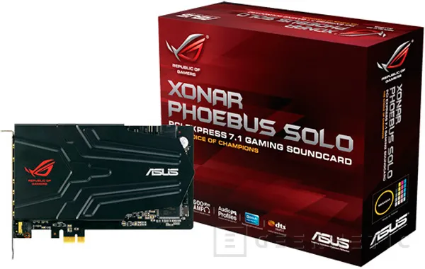 ASUS ROG Xonar Phoebus Solo, nueva tarjeta de sonido PCI Express, Imagen 1
