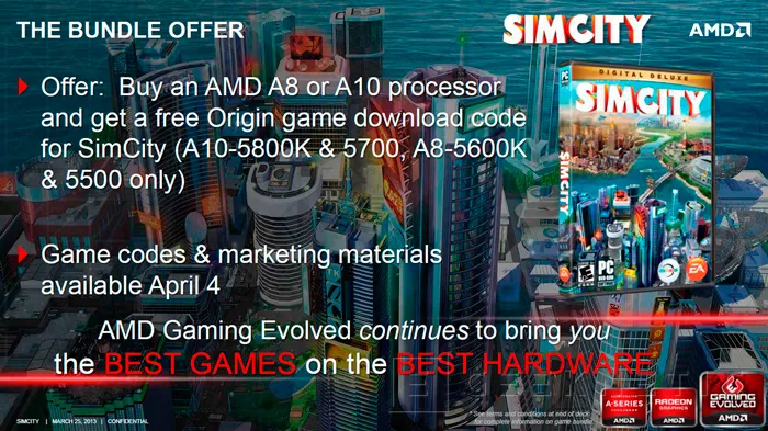 AMD incluye el nuevo SimCity con la compra de sus APU Trinity, Imagen 2