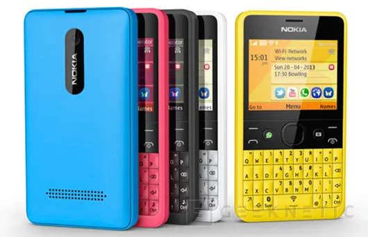 Asha 210, Nokia apuesta por el teclado físico en la gama económica, Imagen 1