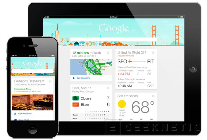 Google Now, el asistente de búsquedas de Google, ya disponible para iPhone, Imagen 1