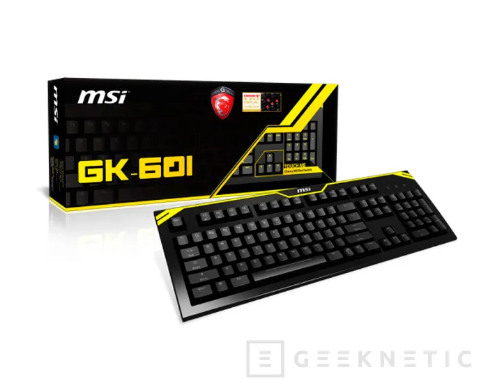 MSI debuta en el mercado de teclados mecánicos con el MSI GK-601, Imagen 1