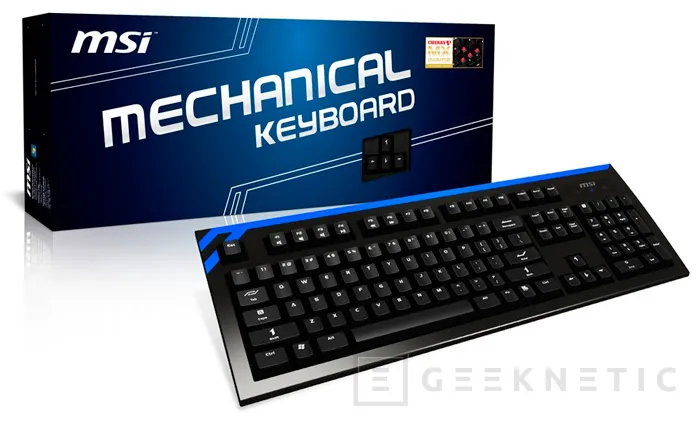 MSI debuta en el mercado de teclados mecánicos con el MSI GK-601, Imagen 2