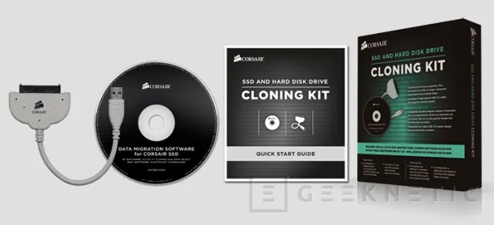 Corsair lanza un kit para clonar discos duros y SSD de manera sencilla, Imagen 1