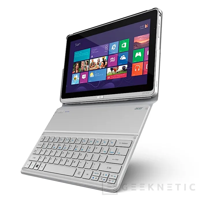 Acer Aspire P3, tablet híbrida con funda con teclado al estilo Surface, Imagen 1