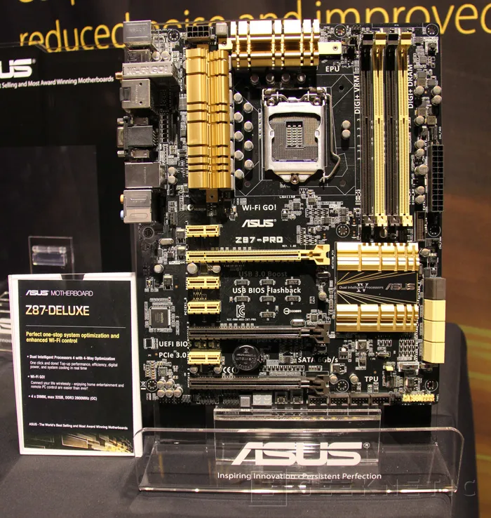 Geeknetic ASUS Z87 Series, el chipset Z87 llega también al resto de placas base de nueva generación 2