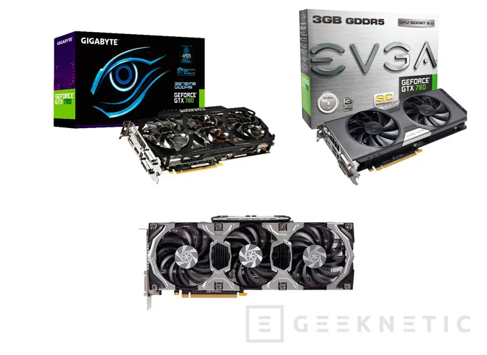 La mayoría de fabricantes ya ofrecen la nueva Nvidia GeForce GTX 780 en su catálogo, Imagen 2
