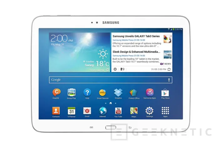 Llegan los Samsung Galaxy Tab 3 con procesadores Intel Atom, Imagen 1