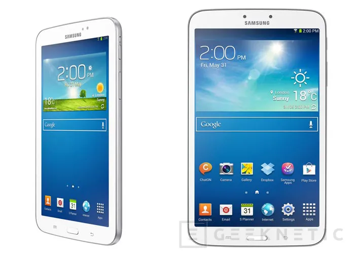 Llegan los Samsung Galaxy Tab 3 con procesadores Intel Atom, Imagen 2