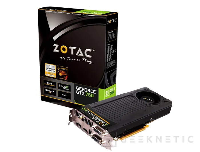 ZOTAC presenta dos nuevas gráficas basadas en la GeForce GTX 760, Imagen 1