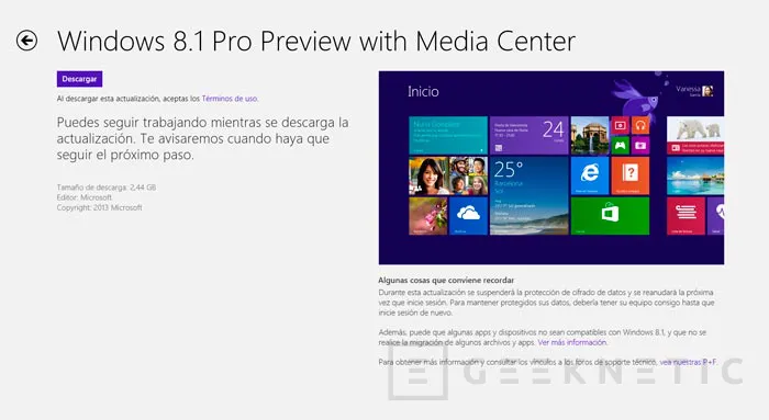 Ya disponible Windows 8.1 Preview de manera pública, Imagen 1