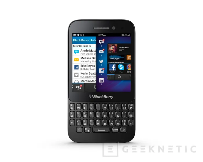 Blackberry Q5, el terminal más asequible con Blackberry 10 llega a España, Imagen 2
