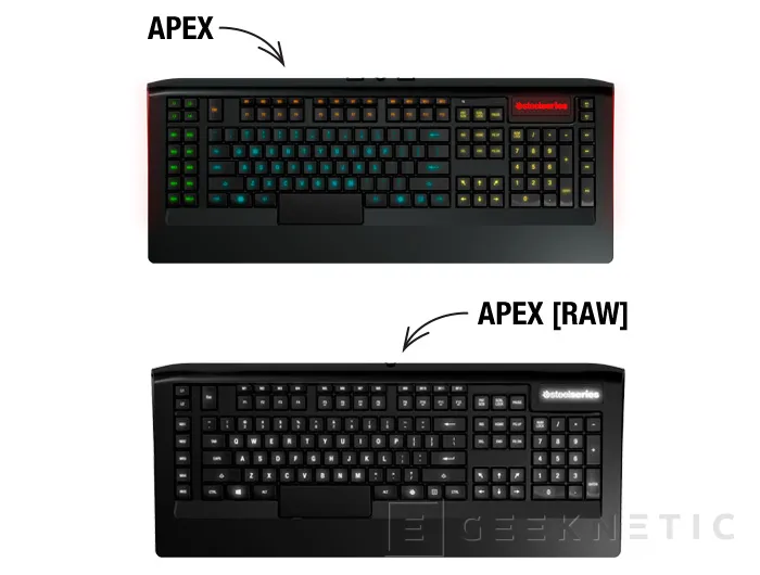 SteelSeries Apex, llega un nuevo teclado gaming con retroiluminación personalizable, Imagen 2